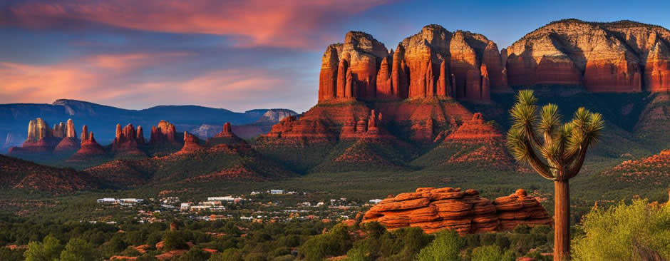 Sedona's red rock landscapes